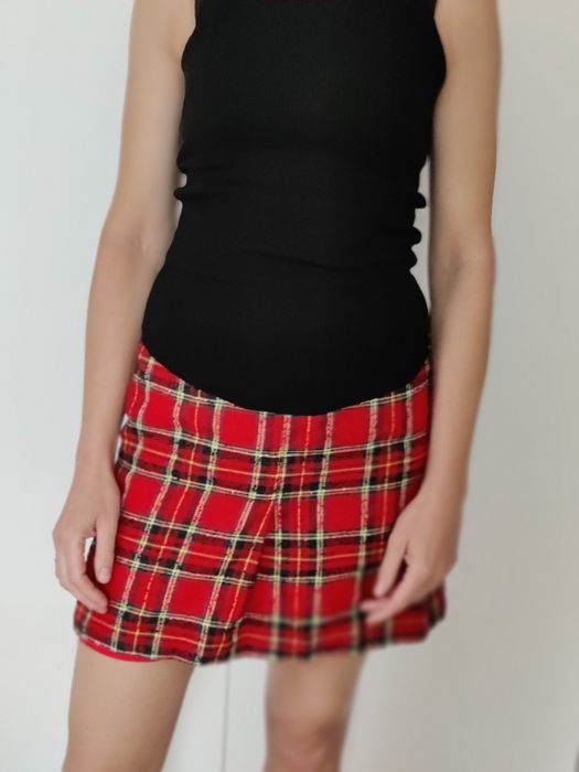 Spódnica damska w kratę