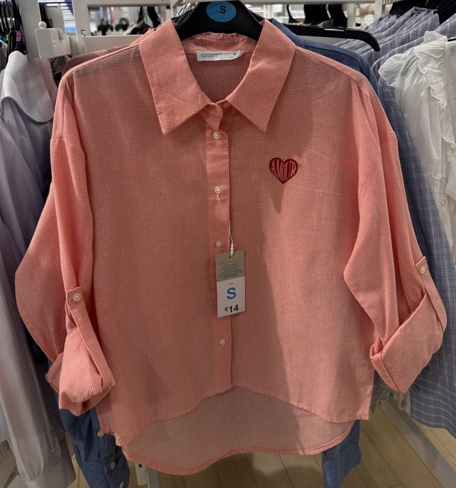 Трендовая рубашка Primark,S ,новая с бирками