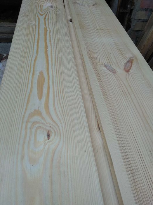 Обрізна стругана дошка 20 мм 20х100 20х120 20х140 мм строганная доска