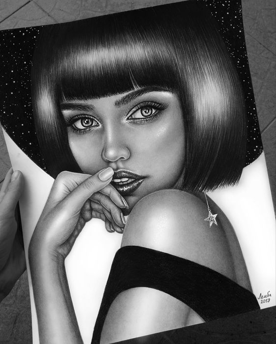 Портрет на замовлення заказ картина малюнок рисунок карандаш акварель