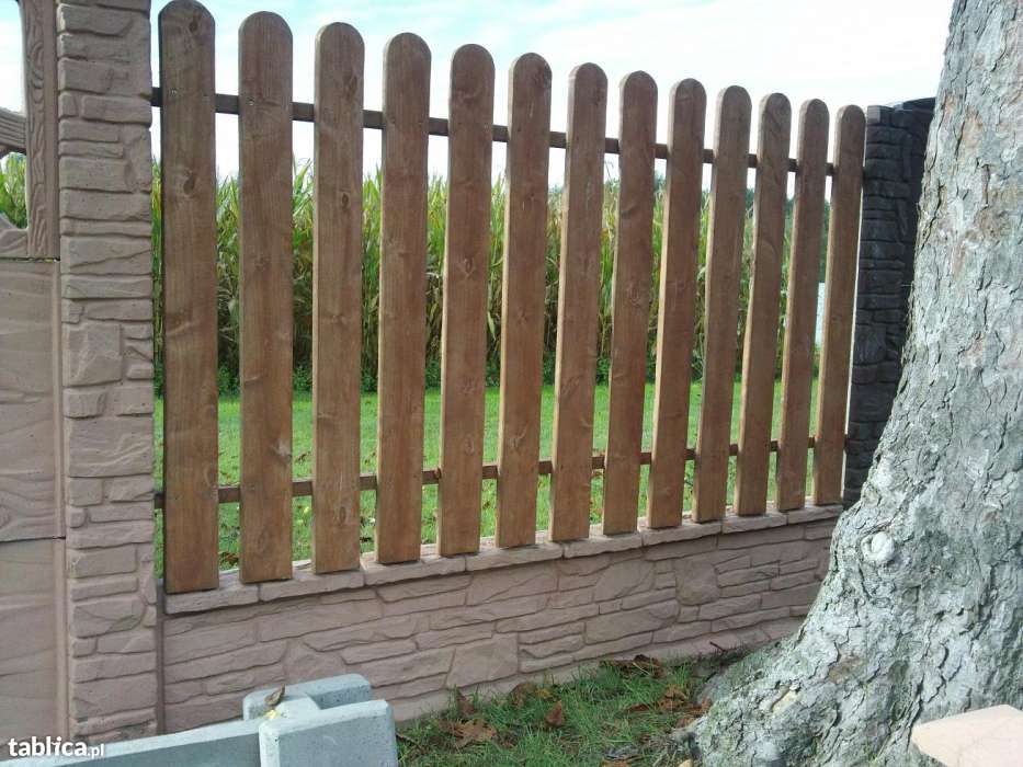 Ogrodzenie  z betonu