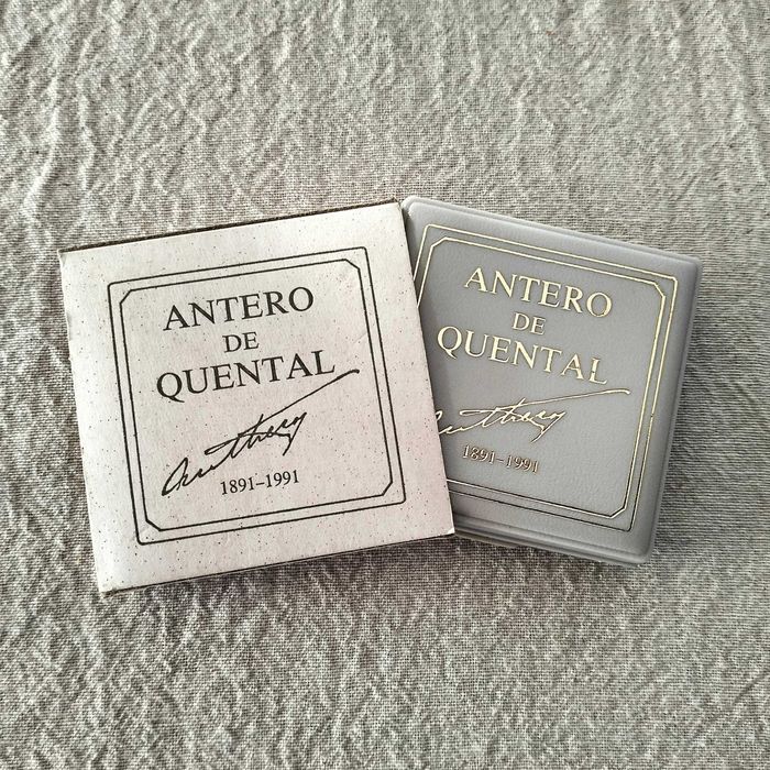 Moeda Comemorativa do Centenário da Morte de Antero Quental (Prata)