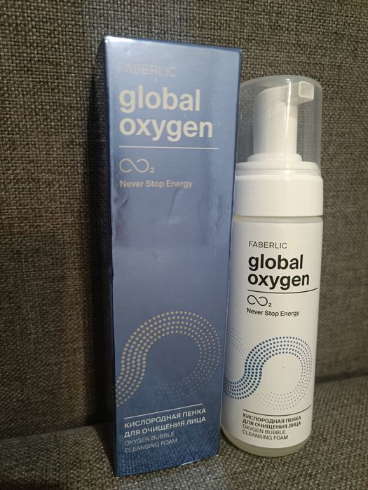Faberlic Home Pianka tlenowa do mycia twarzy Global Oxygen