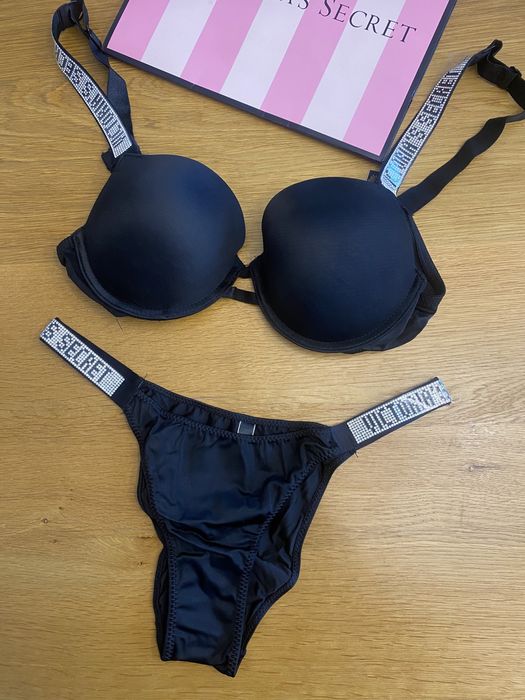 NOWY komplet bielizny Victoria’s Secret rozmiar C75 stanik + majtki