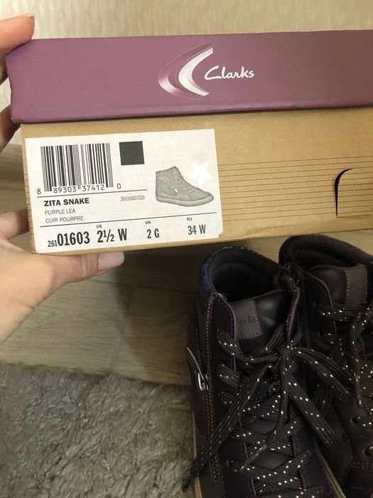 Дитячі ботінки Clarks