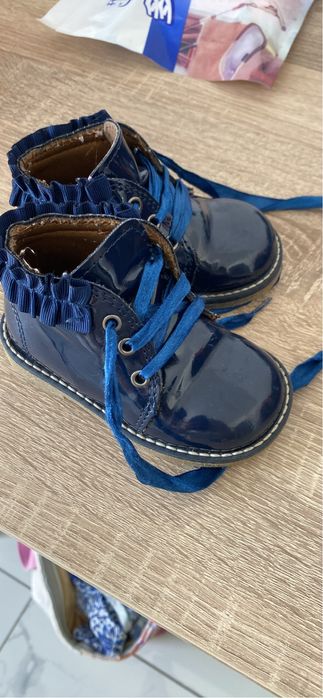 Bota de menina azul