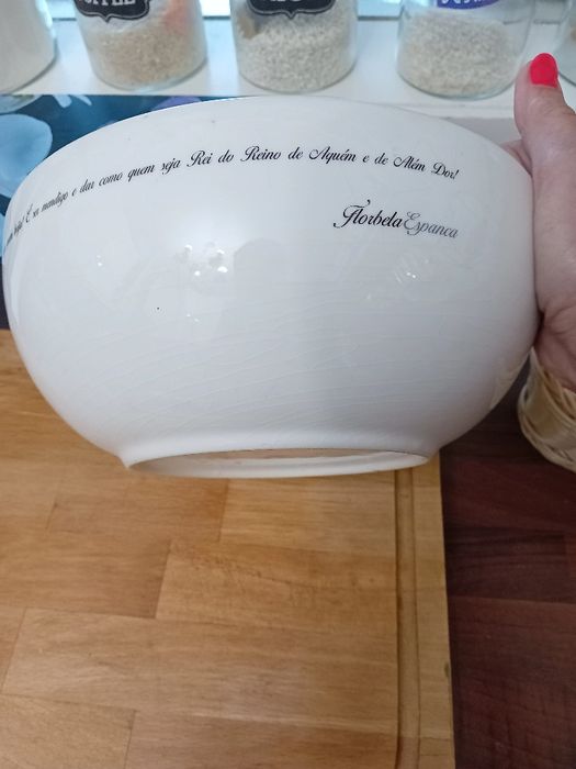 Taca saladeira coleção  antiga do pingo doce