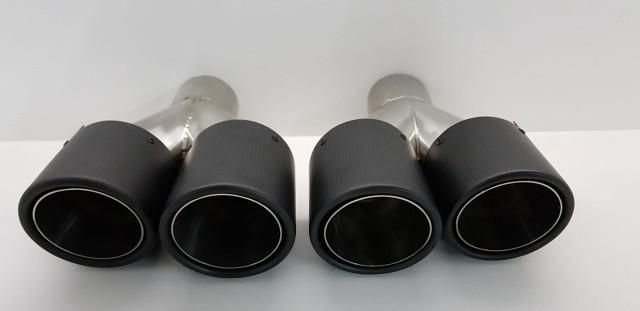 Ponteiras de Escape Look Akrapovic Duplas
