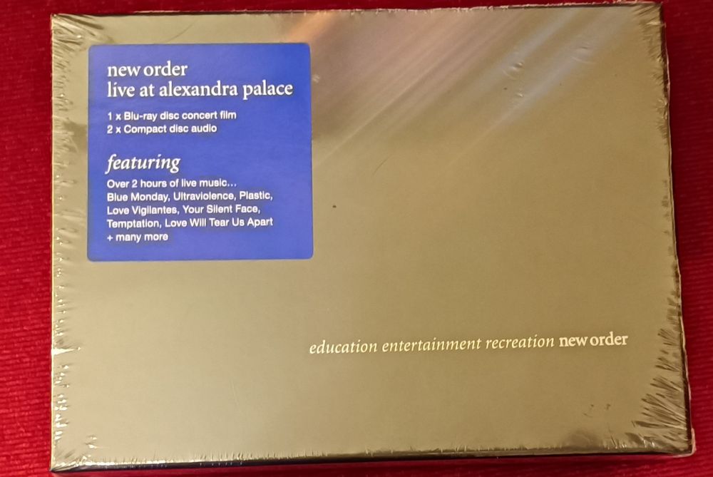 New Order "Live at London Alexandra Palace 2018" 2CDs+1Blu-ray RARO
