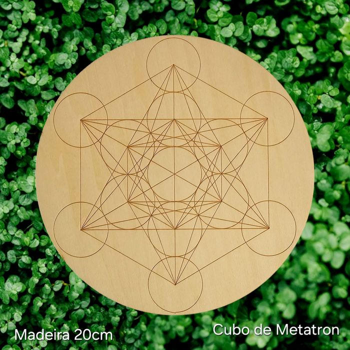 Mandalas Geometria Sagrada madeira 20cm