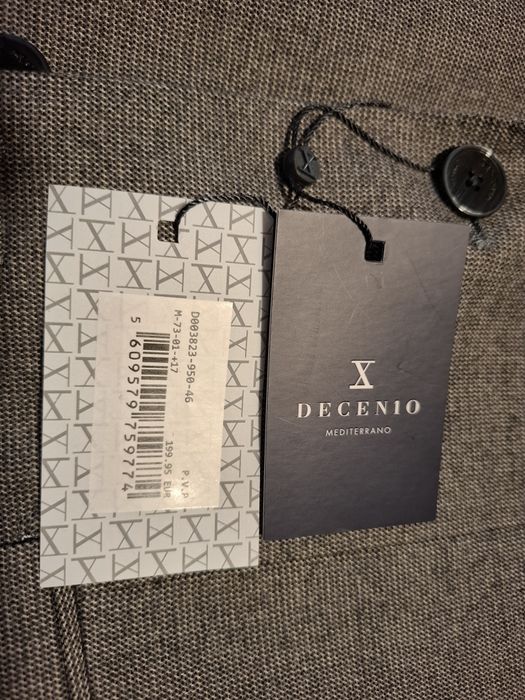 Blazer Decenio novo cinza claro