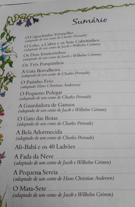 Livro de 26 contos de Encantar - Clássicos Infantis.