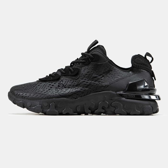 Мужские кроссовки Nike React Vision Black Mate. Размеры 40-45