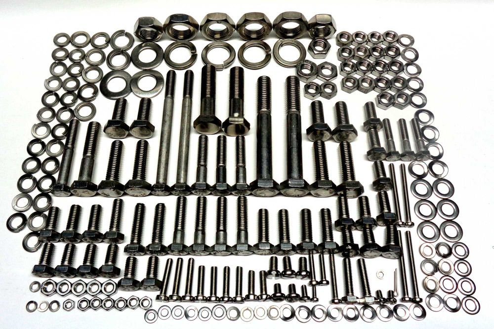 MZ ES175/2 ES250/2 Komplet śruby nierdzewne Trophy tropik