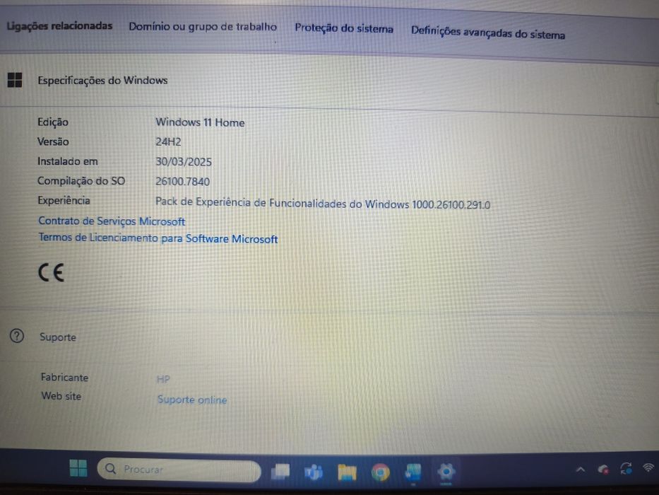 HP Prateado Intelcore i3 / 256GB armazenamento / 128MB placa / 8GB RAM
