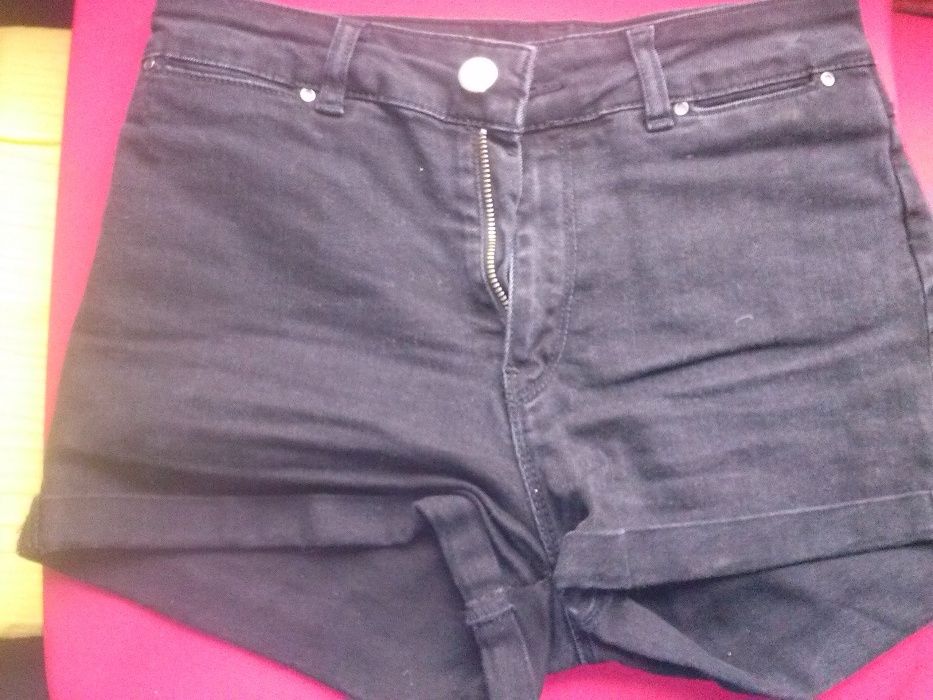 7 calções de Ganga Bershka