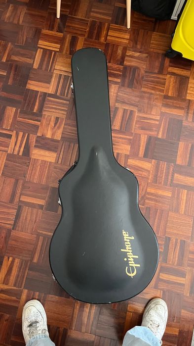 Guitarra elétrica epiphone ES-335 Figured Tea Burst