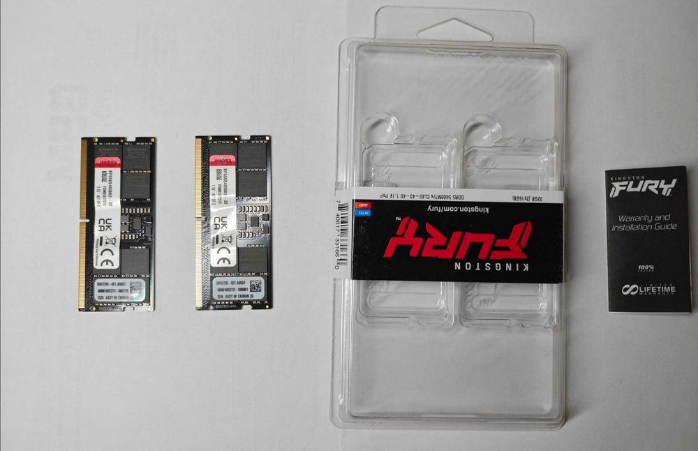 NOWA pamięć RAM DDR5 SODIMM Kingston Fury 32GB(2x16Gb) 5600MT/s CL40!