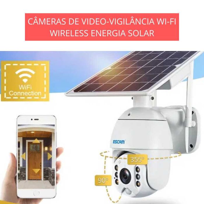 (NEW) 1080P 360° IP Surveillance Camera | WI-FI Wireless | Solar + Battery64309591743362121