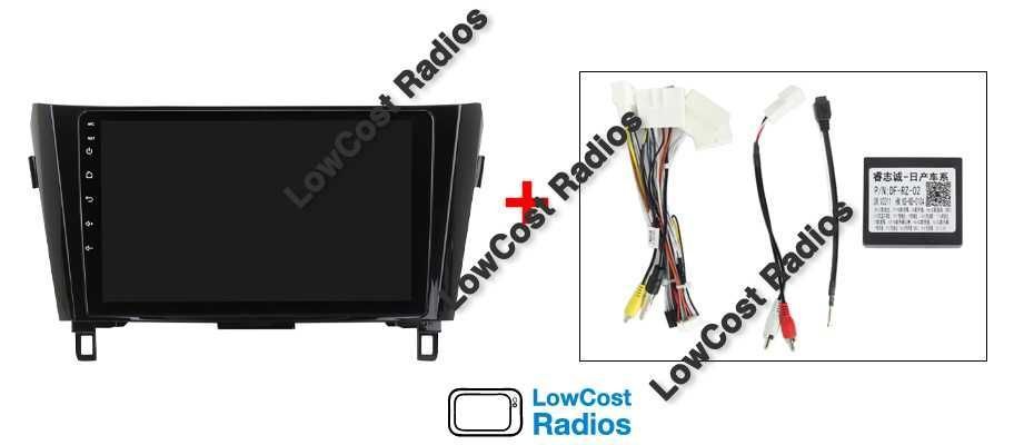 Rádio 2DIN 10" Nissan QASHQAI 2 - J11 (2013 a 2017) • Android 15