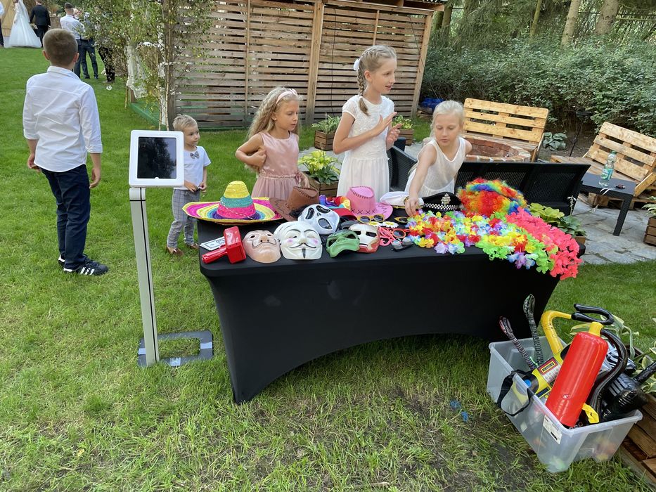 Fotobudka 360 Drink Bar Złota ścianka