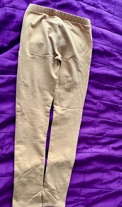 Musztardowe legginsy MyBasic 140-146