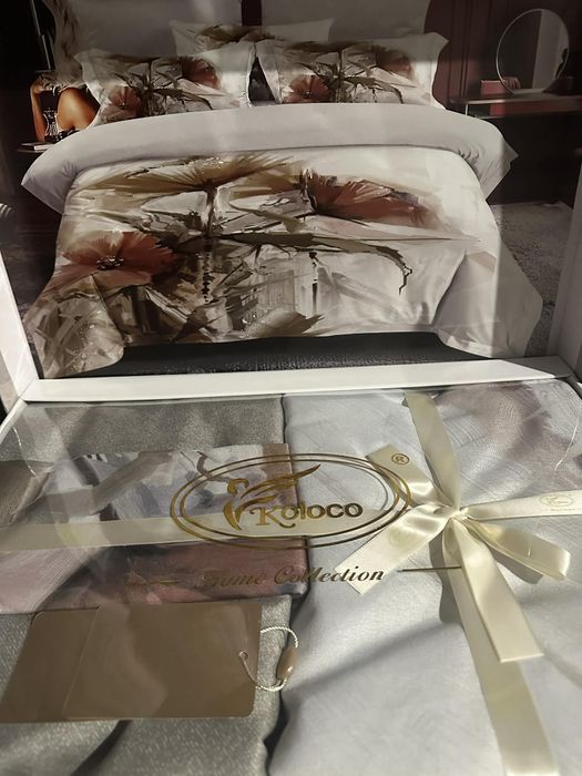 Постільна білизна Koloco сатин та фланель