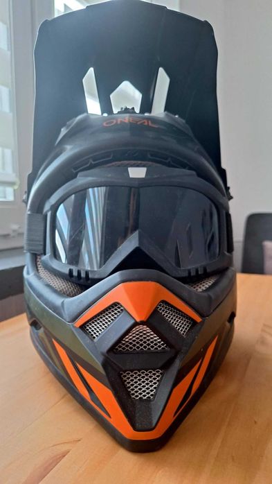 Kask Fullface z goglami
