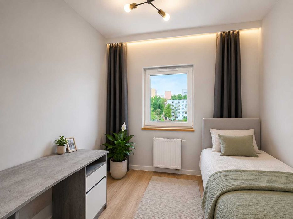 REZERWACJA Apartament do wynajęcia Łódź Widzew klima, balkon, parking - Widok 4
