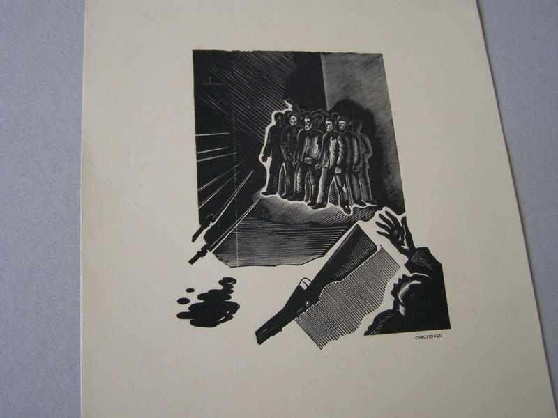 St. Ostoja-Chrostowski - trzy drzeworyty , sygn.1936r.