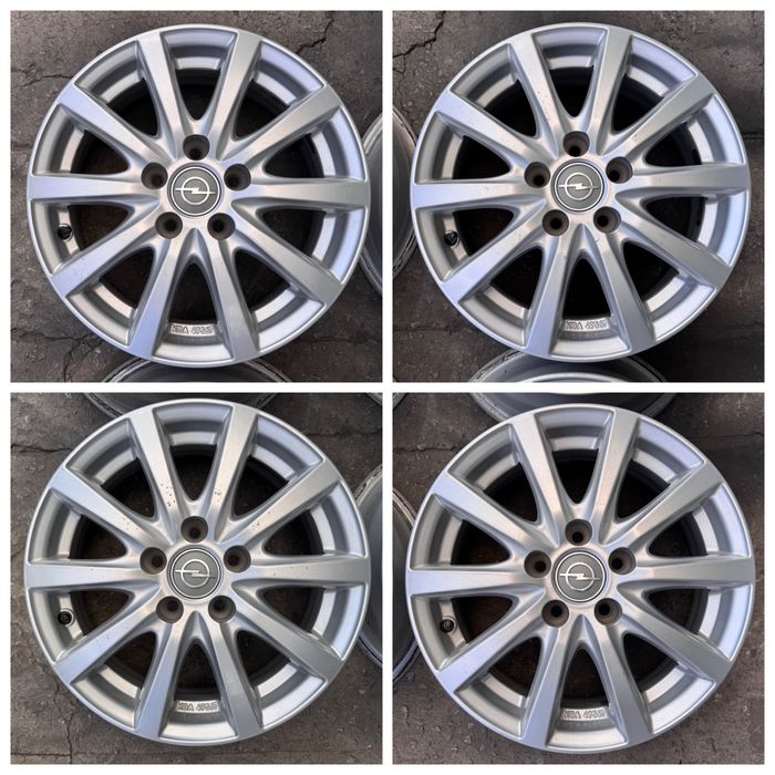 Литые диски r16 6J 5x105 ET-37 Aveo T300/Cruze/Bolt/Volt/Encore/Trax/Sonic/Mokka/Cavalier/Tracker/Verano/Buick/Astra J/Astra K/Excelle/Chevrolet/Opel