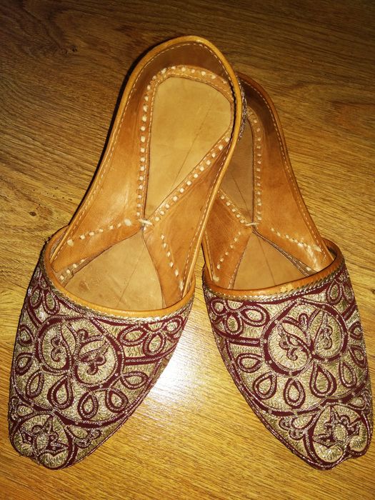 Buty baleriny orientalne  skóra