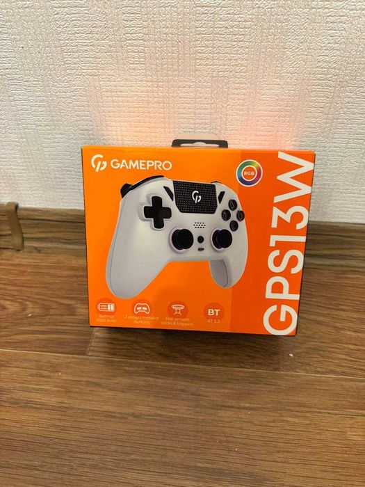 Бездротовий геймпад GamePro GPS13W White (Новий, гарантія 1 місяць)