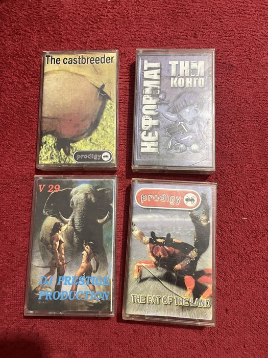 Кассеты prodigy 50cent linkin park eminem тнм конго