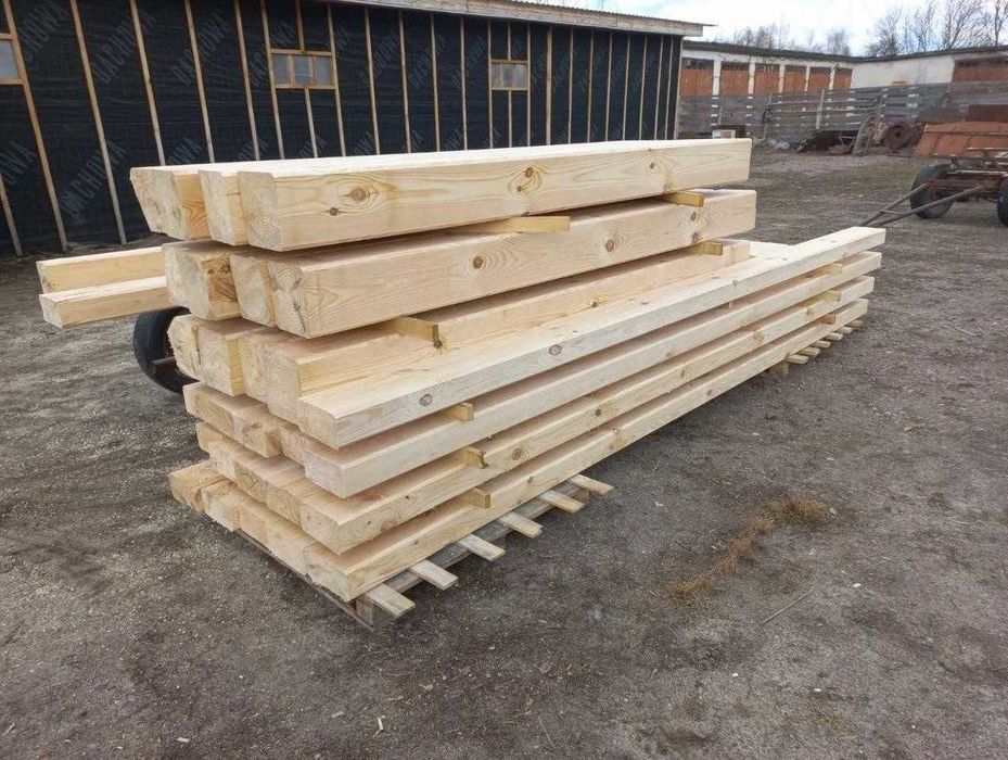 Пиломатеріали. Дошка 150*35*4м (кроква, лат, брус рейка) від виробника