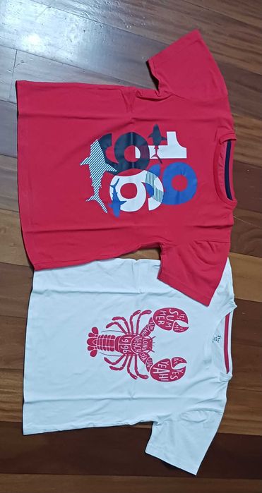 Conjunto de 11 t-shirts para criança - 7/8 anos