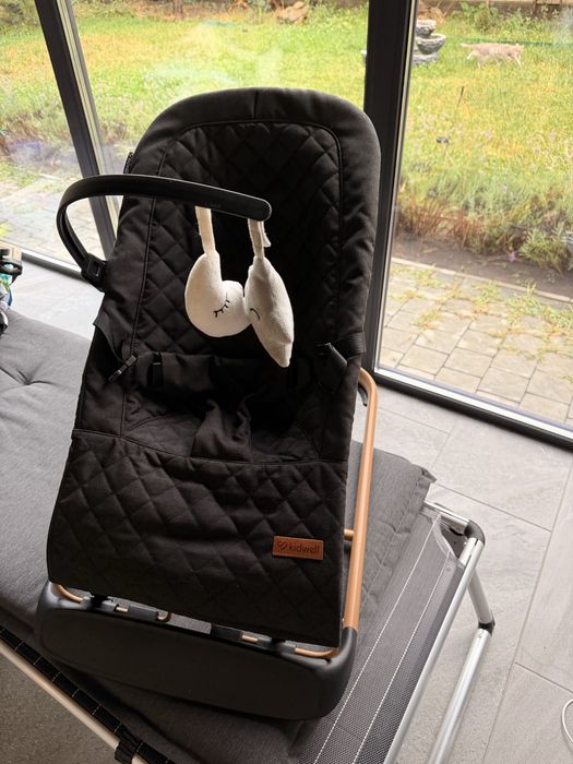 Кресло-качалка Kidwell LARO Black/Wooden