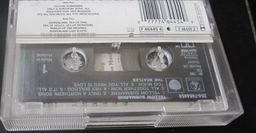 The Beatles Yellow Submarine  kaseta