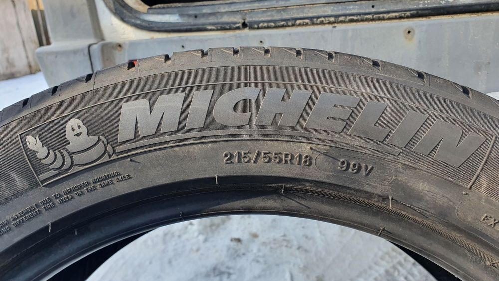 215/55 R18  2шт  Michelin (Мішелін) Авторезина, шини.