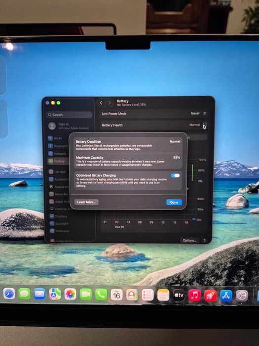 Apple MacBook Pro 16” M1 Pro 16GB RAM 512GB SSD Como Novo