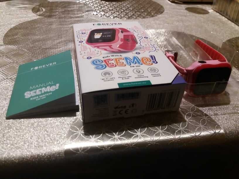 Smartwatch Forever Kids Watch SEE ME KW-300 (różowy)