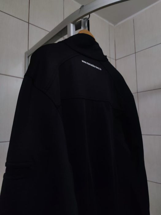bluza kurtka męska Mercedes Benz equip M series softshell czarna ciemn