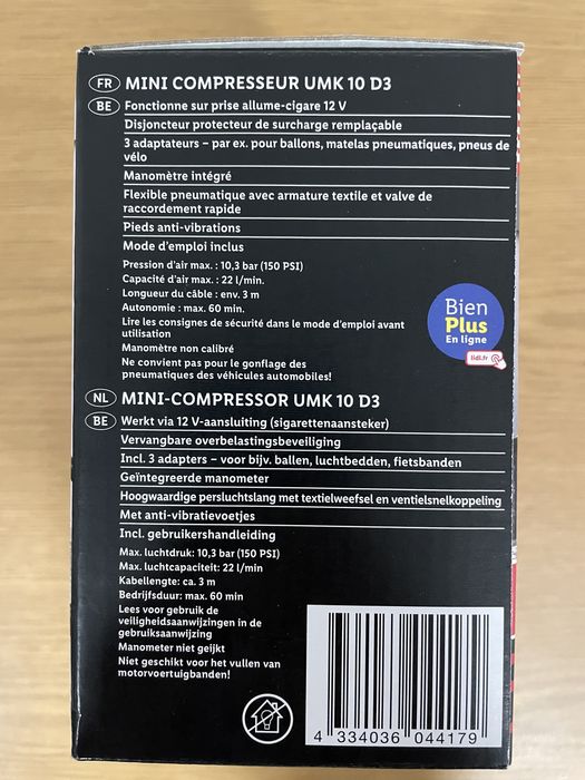 Compressor 12v para automovel