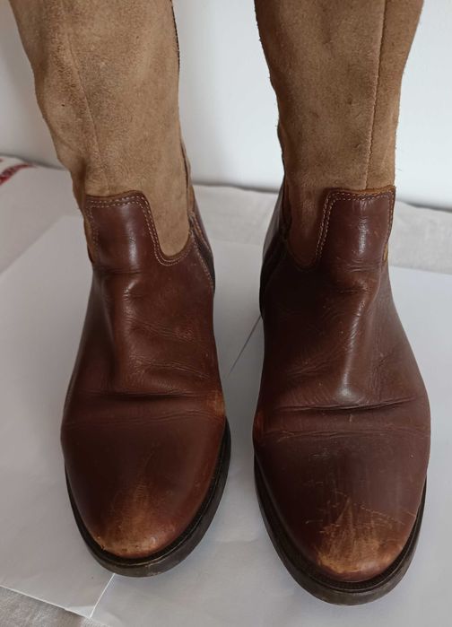 Botas Amazonas 1986 - Pele/Castanha "Vintage"