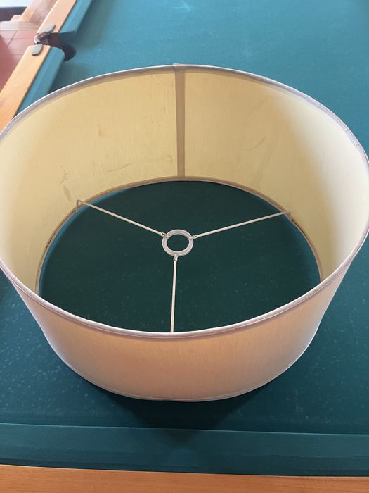 Large Natural-Tone Lampshade