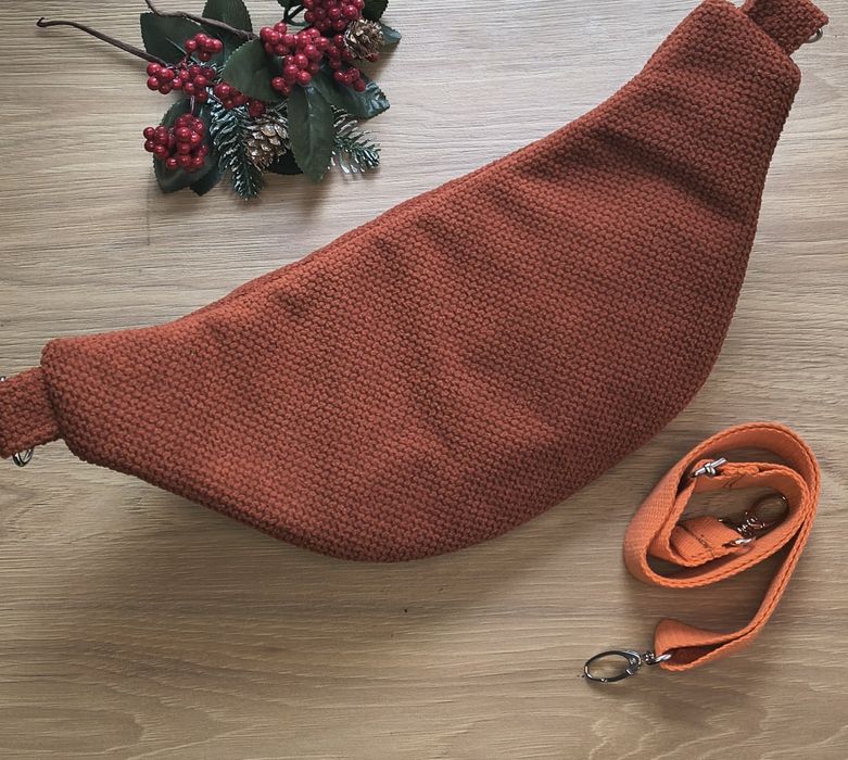 Ruda nerka handmade | tkanina tapicerska | wodoodporna podszewka | reg