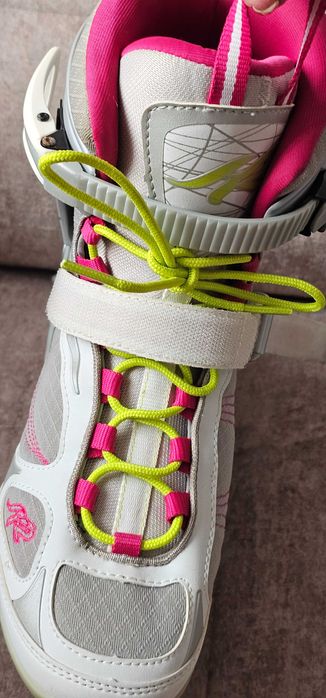 Rolki damskie K2 rozm 40/26cm jak Nowe!