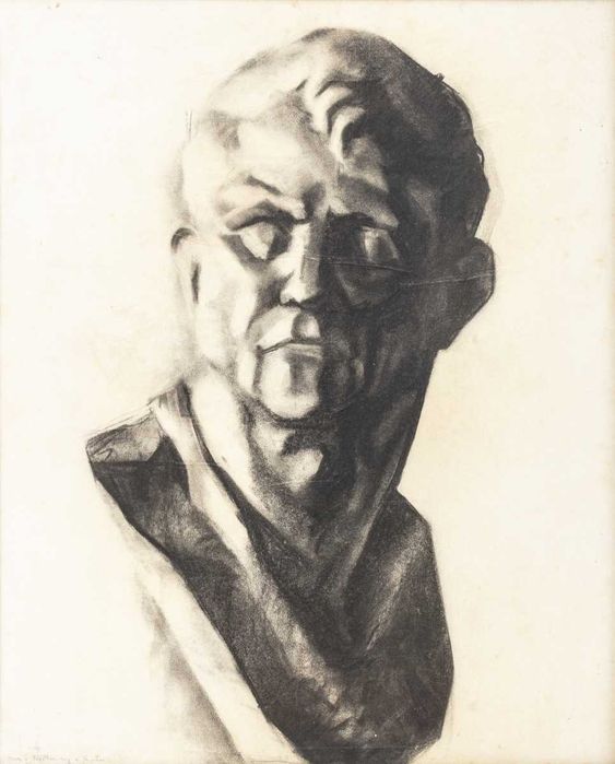 Armando Alves (N.1935) Carvão Papel
