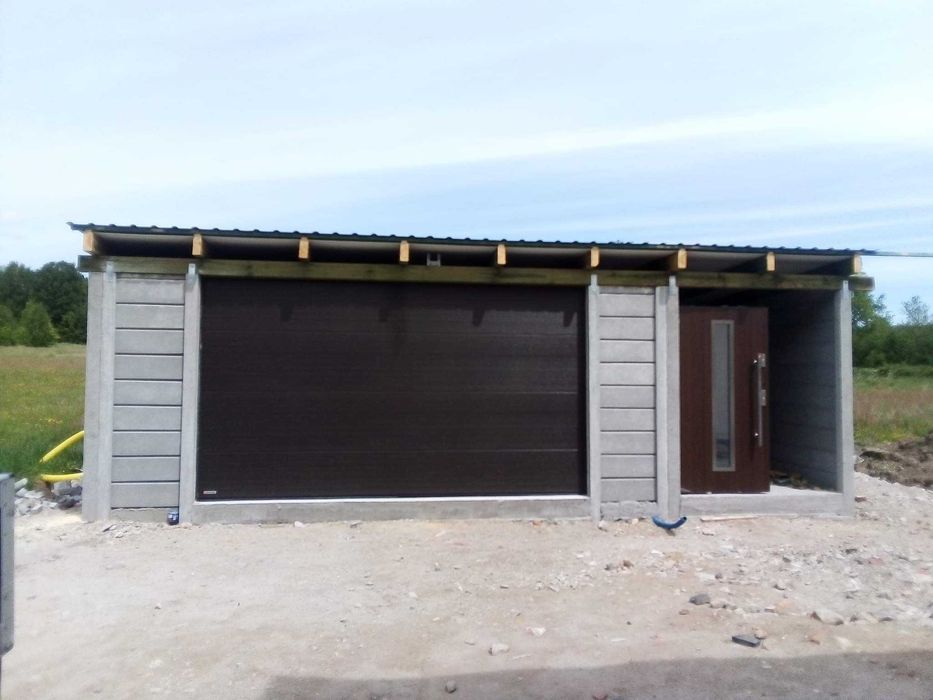 Ogrodzenia Betonowe Garaze z plyt betonowych