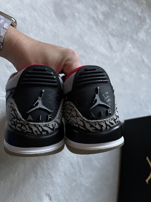 Jordan buty koszykówka czarne air Jordan legacy 312 low wood grey
